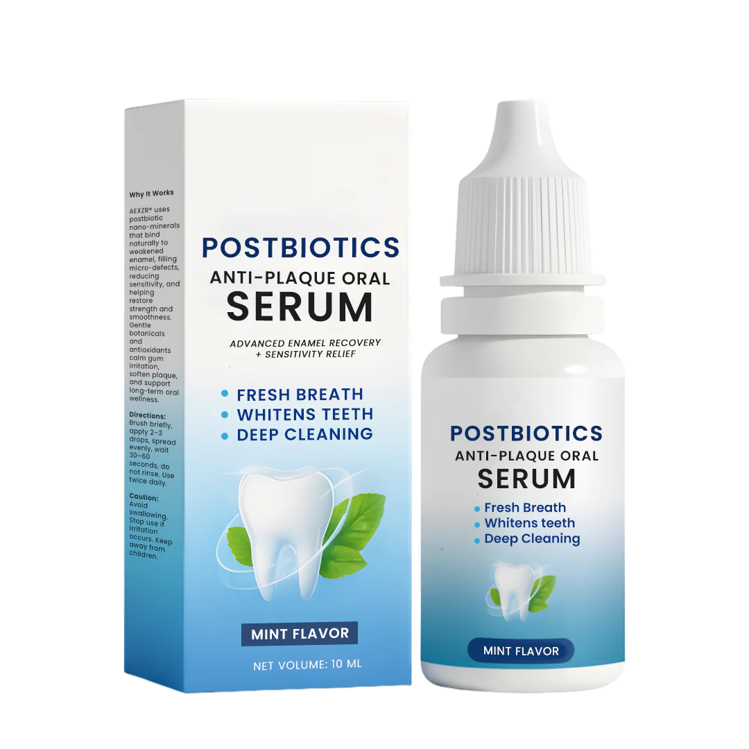🌟 Official Store | 🛡️ Rebuild Enamel With Postbiotics Science! Anti-Plaque Oral Serum